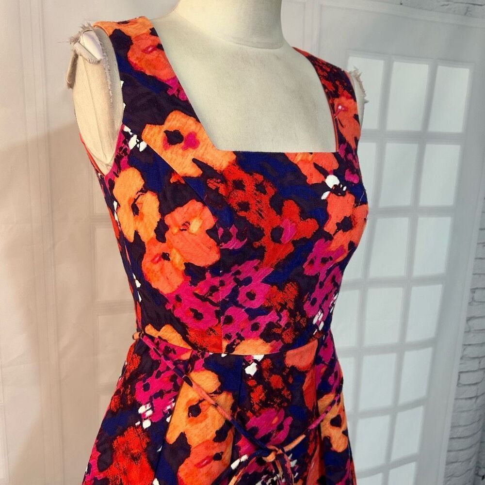 Shoshanna Floral Fit and Flare Dress Size 2 - Picture 2 of 10